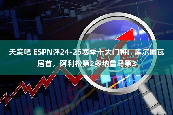 天策吧 ESPN评24-25赛季十大门将：库尔图瓦居首，阿利松第2多纳鲁马第3