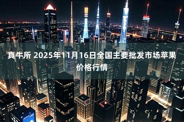 真牛所 2025年11月16日全国主要批发市场苹果价格行情